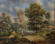 Walk in the woods Barend Cornelis Koekkoek